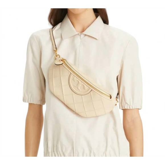 NEW TORY BURCH fleming soft convertible belt bag in cream - Picture 5 of 5